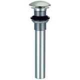 Gerber Plumbing - 1 1/4'' Drain without Overflow with Cover & Grid Strainer Brushed Nickel - Brushed Nickel