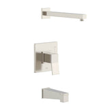 Gerber Plumbing - Avian 1H Tub & Shower Trim Kit & Treysta Cartridge Less Showerhead Brushed Nickel - Brushed Nickel