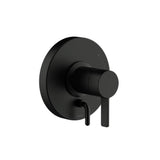 Gerber Plumbing - Amalfi 1H Valve Only Trim Kit & Treysta Cartridge with Diverter on Valve Satin Black - Satin Black