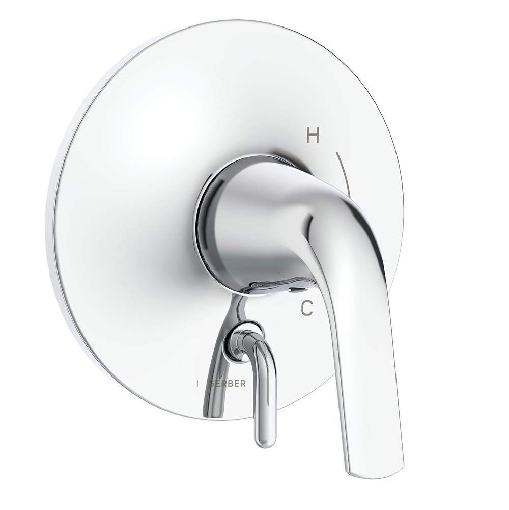 Gerber Plumbing - Lemora 1H Valve Only Trim Kit & Treysta Cartridge with Diverter on Valve Chrome - Chrome