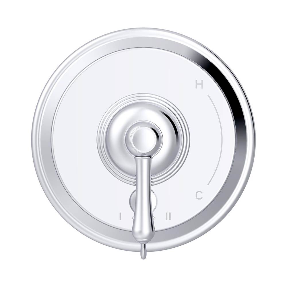 Gerber Plumbing - Opulence 1H Pressure Balance Trim Kit & Treysta Cartridge for Valve Only w/ Diverter on Valve Chrome - Chrome