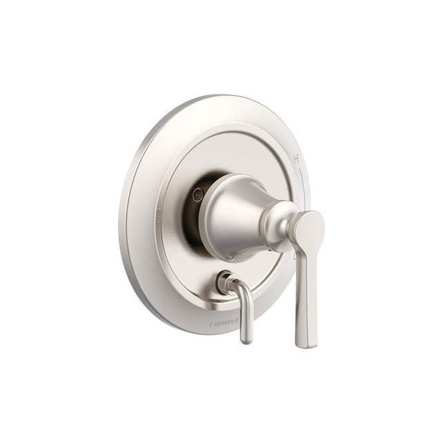Gerber Plumbing - Northerly 1H Pressure Balance Trim Kit & Treysta Cartridge for Valve Only w/ Diverter on Valve Brushed Nickel - Brushed Nickel