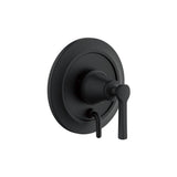 Gerber Plumbing - Northerly 1H Pressure Balance Trim Kit & Treysta Cartridge for Valve Only w/ Diverter on Valve Satin Black - Satin Black