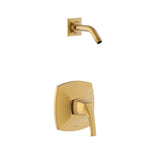 Gerber Plumbing - Vaughn 1H Shower Only Trim Kit & Treysta Cartridge Less Showerhead Brushed Bronze - Brushed Bronze