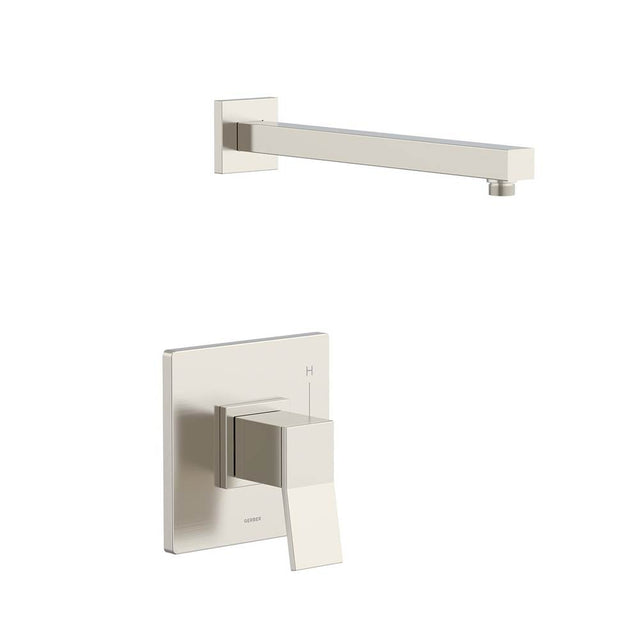 Gerber Plumbing - Avian 1H Shower Only Trim Kit & Treysta Cartridge Less Showerhead Brushed Nickel - Brushed Nickel