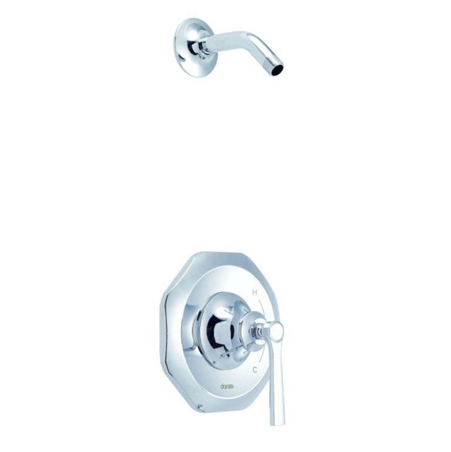 Gerber Plumbing - Draper 1H Shower Only Trim Kit & Treysta Cartridge Less Showerhead Chrome - Chrome