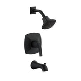 Gerber Plumbing - Vaughn 1H Tub & Shower Trim Kit & Treysta Cartridge 1.75gpm Satin Black - Satin Black