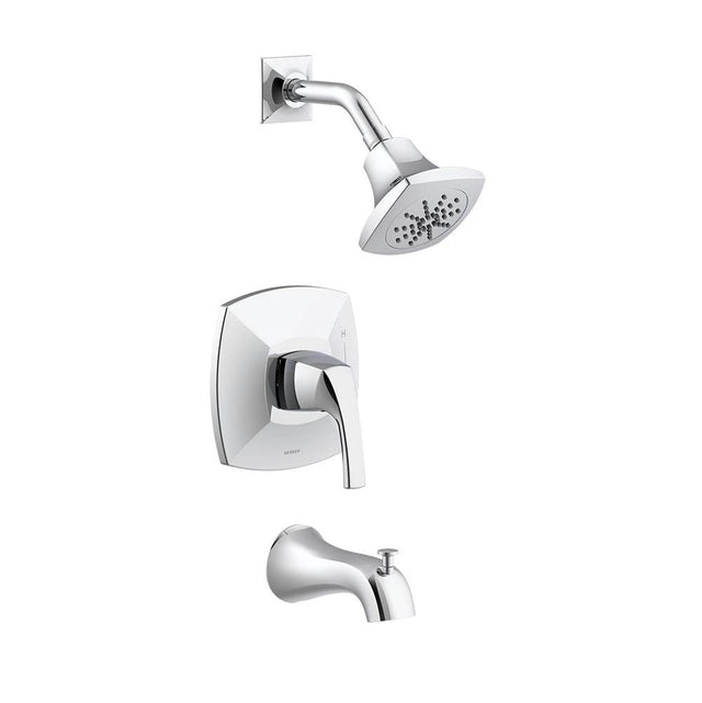 Gerber Plumbing - Vaughn 1H Tub & Shower Trim Kit & Treysta Cartridge 1.75gpm Chrome - Chrome