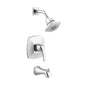 Gerber Plumbing - Vaughn 1H Tub & Shower Trim Kit & Treysta Cartridge 1.75gpm Chrome - Chrome