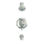 Gerber Plumbing - Draper 1H Tub & Shower Trim Kit & Treysta Cartridge 1.75gpm Brushed Nickel - Brushed Nickel