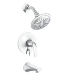 Gerber Plumbing - Lemora 1H Tub & Shower Trim Kit & Treysta Cartridge with Diverter on Valve 1.75gpm Chrome - Chrome