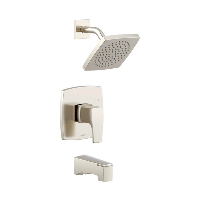 Gerber Plumbing - Tribune 1H Tub & Shower Trim Kit & Treysta Cartridge 1.75gpm Brushed Nickel - Brushed Nickel