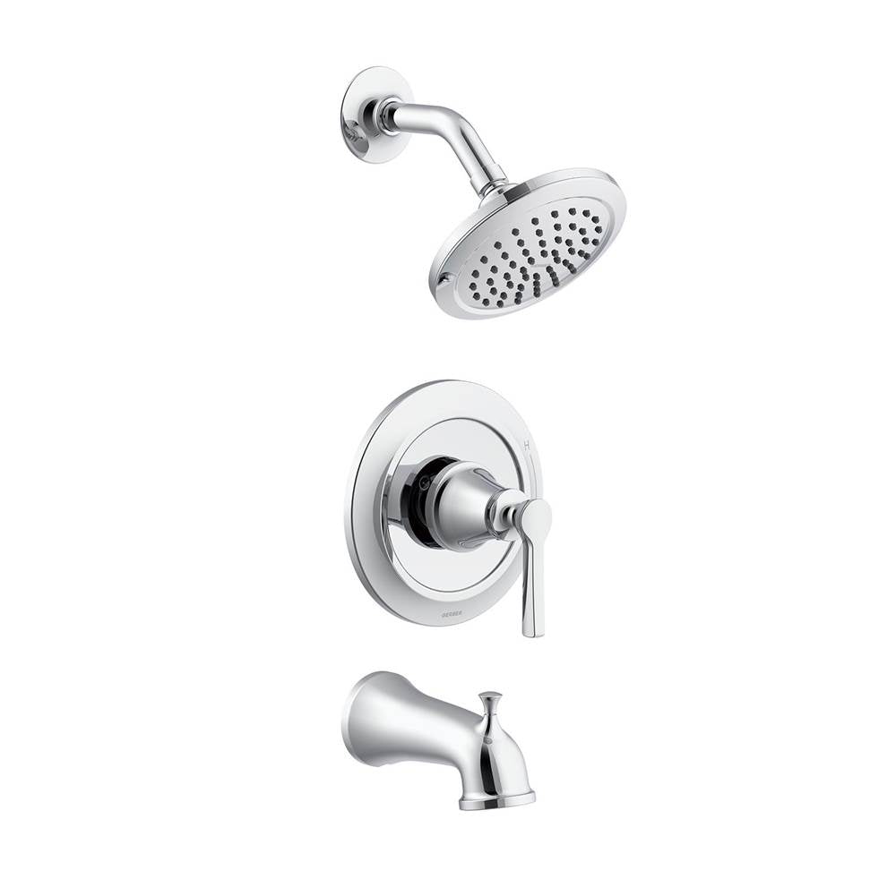 Gerber Plumbing - Northerly 1H Tub & Shower Trim Kit & Treysta Cartridge 1.75gpm Chrome - Chrome