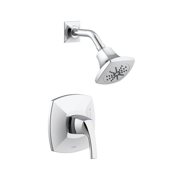 Gerber Plumbing - Vaughn 1H Shower Only Trim Kit & Treysta Cartridge 2.0gpm Chrome - Chrome