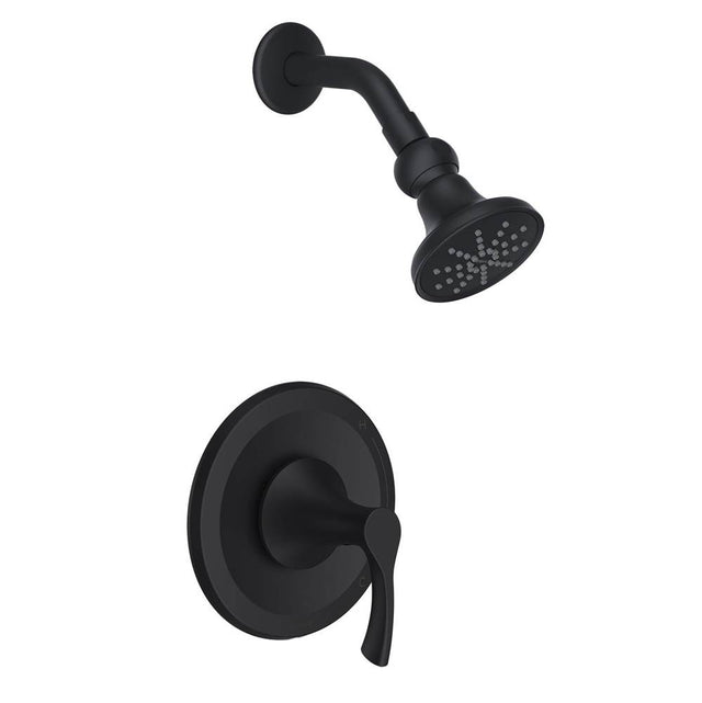 Gerber Plumbing - Antioch 1H Shower Only Trim Kit & Treysta Cartridge 2.0gpm Satin Black - Satin Black