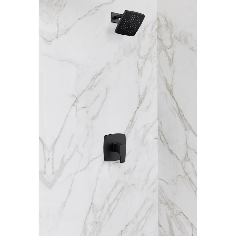 Tribune 1H Shower Only Trim Kit & Treysta Cartridge 1.75gpm Satin Black