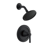 Gerber Plumbing - Northerly 1H Shower Only Trim Kit & Treysta Cartridge 1.75gpm Satin Black - Satin Black