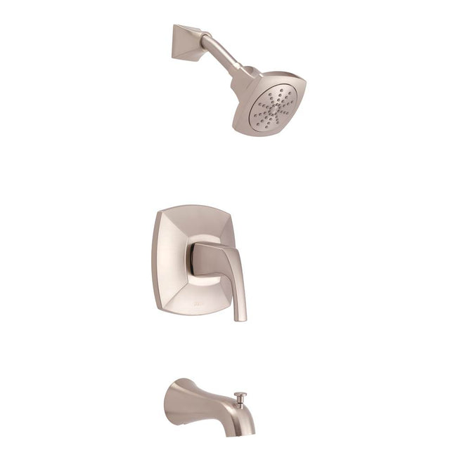 Gerber Plumbing - Vaughn 1H Tub & Shower Trim Kit & Treysta Cartridge 2.0gpm Brushed Nickel - Brushed Nickel