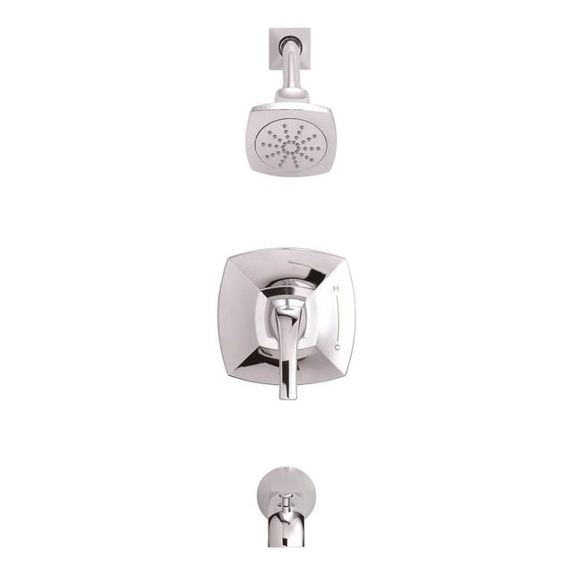 Gerber Plumbing - Vaughn 1H Tub & Shower Trim Kit & Treysta Cartridge 2.0gpm Chrome - Chrome