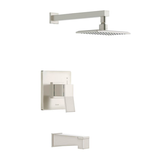 Gerber Plumbing - Avian 1H Tub & Shower Trim Kit & Treysta Cartridge 2.0gpm Brushed Nickel - Brushed Nickel