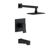 Gerber Plumbing - Avian 1H Tub & Shower Trim Kit & Treysta Cartridge 1.75gpm Satin Black - Satin Black