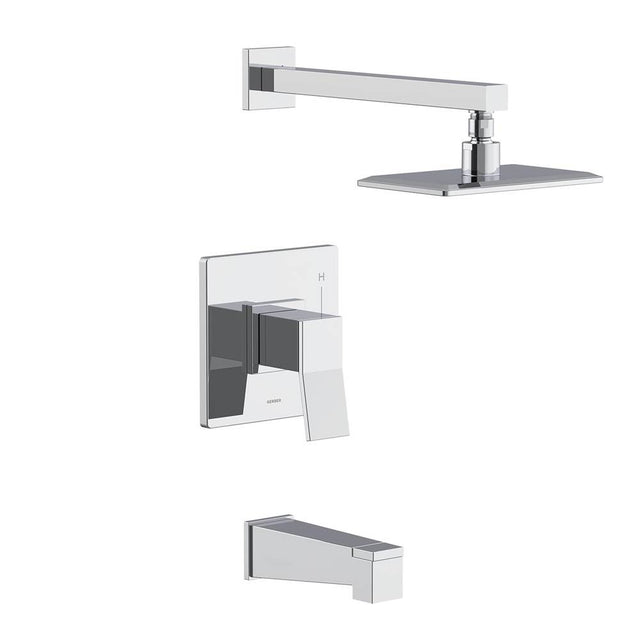 Gerber Plumbing - Avian 1H Tub & Shower Trim Kit & Treysta Cartridge 1.75gpm Chrome - Chrome