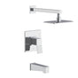 Gerber Plumbing - Avian 1H Tub & Shower Trim Kit & Treysta Cartridge 1.75gpm Chrome - Chrome