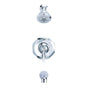 Gerber Plumbing - Draper 1H Tub & Shower Trim Kit & Treysta Cartridge 2.0gpm Chrome - Chrome