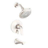 Gerber Plumbing - Lemora 1H Tub & Shower Trim Kit & Treysta Cartridge with Diverter on Valve 2.0gpm Brushed Nickel - Brushed Nickel