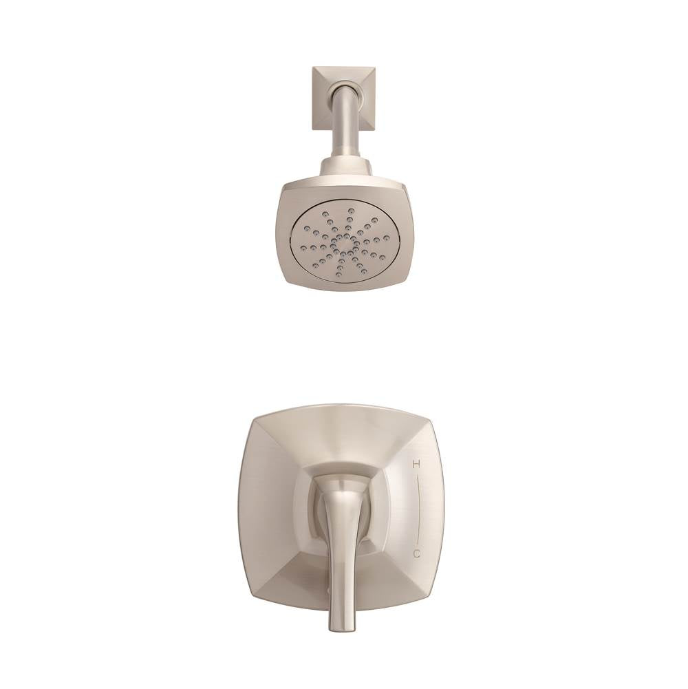 Gerber Plumbing - Vaughn 1H Shower Only Trim Kit & Treysta Cartridge 2.0gpm Brushed Nickel - Brushed Nickel
