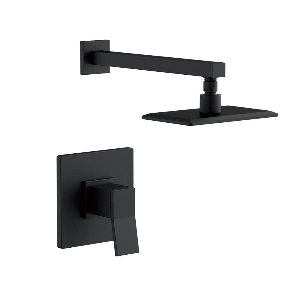 Gerber Plumbing - Avian 1H Shower Only Trim Kit & Treysta Cartridge 1.75gpm Satin Black - Satin Black