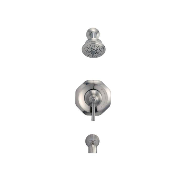 Gerber Plumbing - Draper 1H Shower Only Trim Kit & Treysta Cartridge 2.0gpm Brushed Nickel - Brushed Nickel