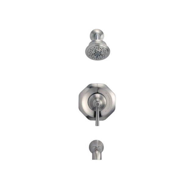 Gerber Plumbing - Draper 1H Shower Only Trim Kit & Treysta Cartridge 2.0gpm Brushed Nickel - Brushed Nickel