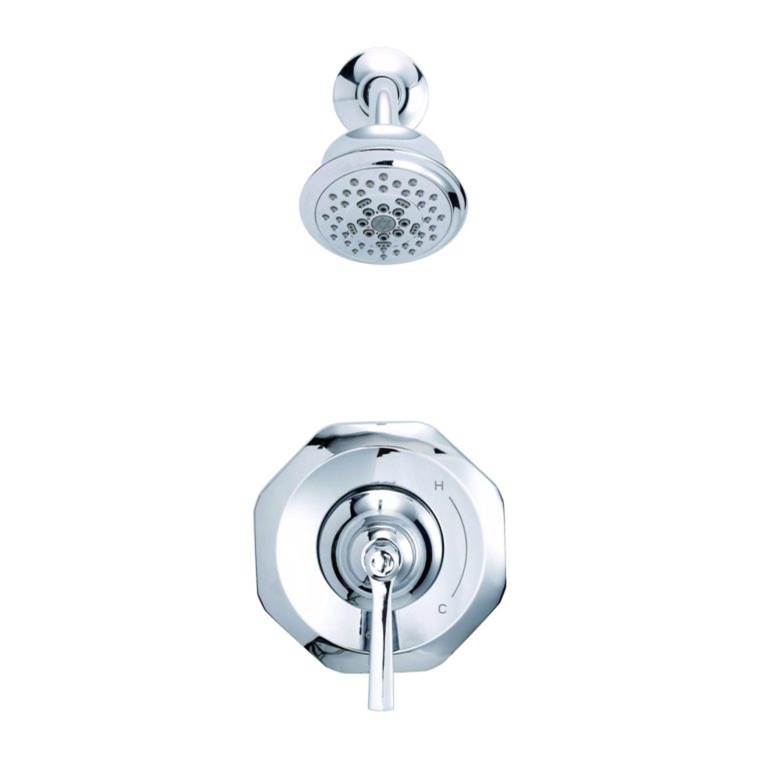 Gerber Plumbing - Draper 1H Shower Only Trim Kit & Treysta Cartridge 2.0gpm Chrome - Chrome