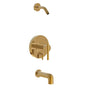 Gerber Plumbing - Parma 1H Tub & Shower Trim Kit & Treysta Cartridge w/ Diverter on Valve Less Showerhead Brushed Bronze - Brushed Bronze