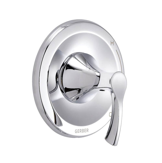 Gerber Plumbing - Antioch 1H Pressure Balance Trim Kit & Treysta Cartridge for Valve Only Chrome - Chrome
