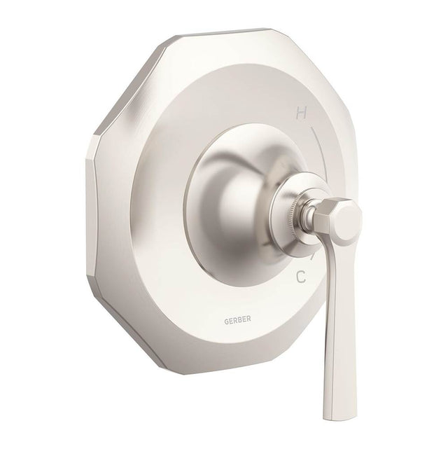 Gerber Plumbing - Draper 1H Valve Only Trim Kit & Treysta Cartridge Brushed Nickel - Brushed Nickel