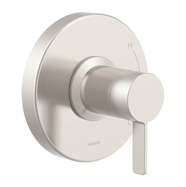 Gerber Plumbing - Amalfi 1H Pressure Balance Trim Kit & Treysta Cartridge for Valve Only Brushed Nickel - Brushed Nickel