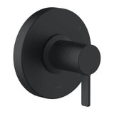 Gerber Plumbing - Amalfi 1H Pressure Balance Trim Kit & Treysta Cartridge for Valve Only Satin Black - Satin Black