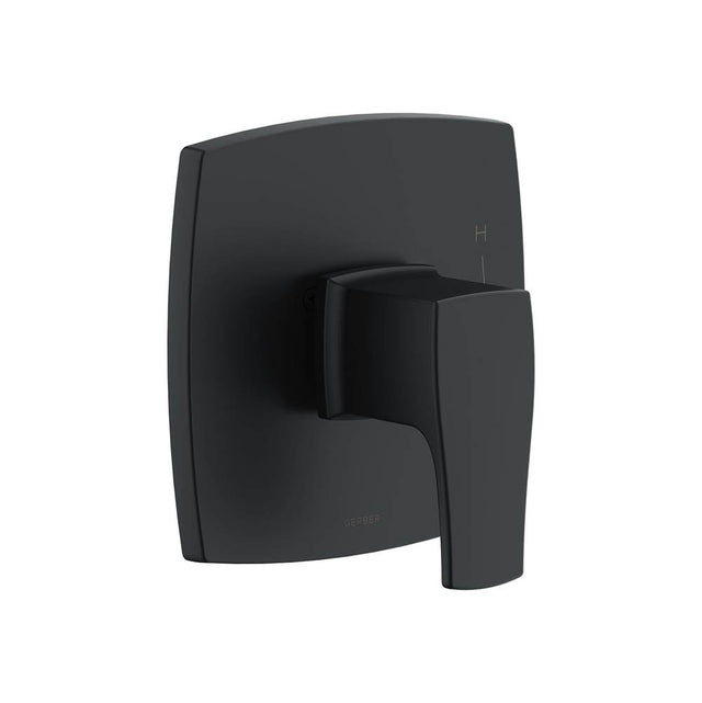 Gerber Plumbing - Tribune 1H Valve Only Trim Kit & Treysta Cartridge Satin Black - Satin Black