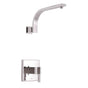 Gerber Plumbing - Sirius 1H Shower Only Trim Kit & Treysta Cartridge Less Showerhead Chrome - Chrome
