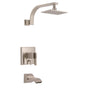 Gerber Plumbing - Sirius 1H Tub & Shower Trim Kit w/ Diverter on Valve & Treysta Cartridge 1.75gpm Brushed Nickel - Brushed Nickel