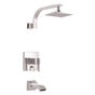 Gerber Plumbing - Sirius 1H Tub & Shower Trim Kit w/ Diverter on Valve & Treysta Cartridge 1.75gpm Chrome - Chrome