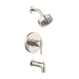 Gerber Plumbing - Parma 1H Tub & Shower Trim Kit & Treysta Cartridge W/ Diverter On Tub Spout & 5 Function Showerhead 1.75gpm Brushed Nickel - Brushed Nickel