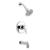 Gerber Plumbing - Amalfi 1H Tub & Shower Trim Kit w/ Diverter on Spout & Treysta Cartridge 1.75gpm Chrome - Chrome