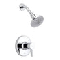 Gerber Plumbing - Amalfi 1H Shower Only Trim Kit & Treysta Cartridge 1.75gpm Chrome - Chrome