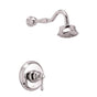 Gerber Plumbing - Opulence 1H Shower Only Trim Kit & Treysta Cartridge w/ 5 Function Showerhead 2.0gpm Chrome - Chrome