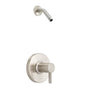 Gerber Plumbing - Amalfi 1H Shower Only Trim Kit & Treysta Cartridge Less Showerhead Brushed Nickel - Brushed Nickel
