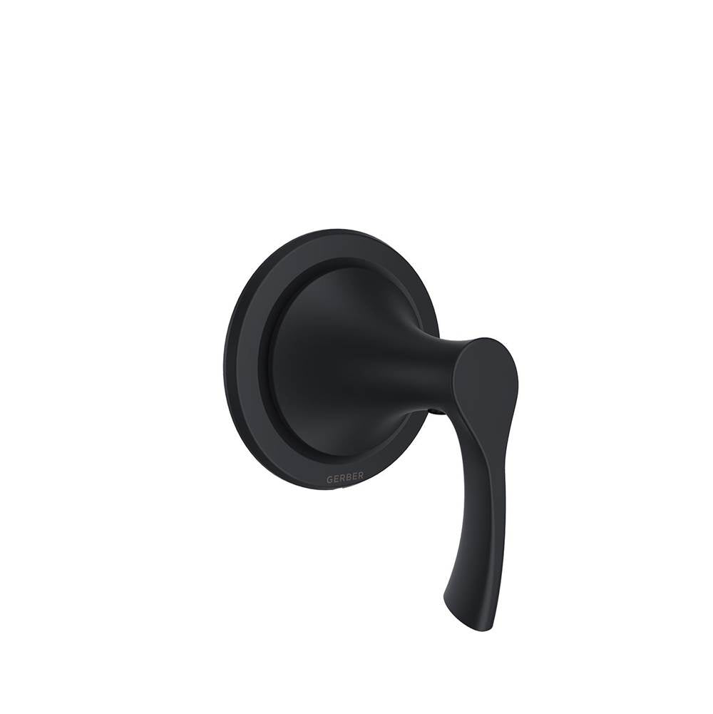 Gerber Plumbing - Antioch 1H Trim Kit for Diverter Valves Satin Black - Satin Black