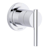 Parma 1H Trim Kit for 3/4 Volume Control & 3-Port/2-Outlet Shower Diverter & 4-Port/3-Outlet Shower Diverter Brushed Bronze